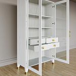 Дизайнерский шкаф витрина Elsa Dreams White с 4-мя ящиками варинант исполнения - 7 | Loft Concept в Орле