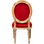 Стул из натурального бука красное с цветным принтом Impressionism in Color варинант исполнения - 2 | Loft Concept в Орле