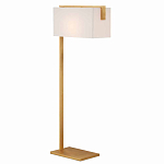 Торшер с прямоугольным абажуром на золотом металлическом каркасе Rectangular Plane  варинант исполнения - 1 | Loft Concept в Орле