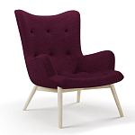 Мебельная ткань Шенилл фиолетовый цвет 138 см T4-27 варинант исполнения - 5 | Loft Concept в Орле