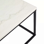 Журнальный столик прямоугольный White Marble Surface варинант исполнения - 4 | Loft Concept в Орле