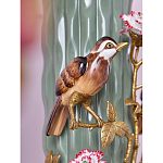 Ваза с птицами и цветами из фарфора с бронзовыми элементами Garden of Eden варинант исполнения - 6 | Loft Concept в Орле