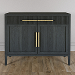 Буфет Primo с двумя ящиками и двумя фасадами Черный дуб варинант исполнения - 2 | Loft Concept в Орле