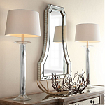 Зеркало в серебристой фигурной раме Silver Reflection варинант исполнения - 2 | Loft Concept в Орле