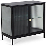 Сервант двухдверный с рифленым стеклом The Keeper варинант исполнения - 1 | Loft Concept в Орле