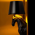 Horse Statue Floor Lamp Большой светильник Черная Лошадь варинант исполнения - 5 | Loft Concept в Орле