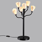 Настольная лампа с ветвями и белыми фарфоровыми цветами Floralis варинант исполнения - 4 | Loft Concept в Орле