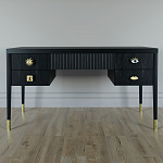 Письменный стол с 4-мя ящиками Elsa Dreams Black  варинант исполнения - 4 | Loft Concept в Орле