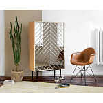 Шкаф с 2-мя зеркальными дверцами Serena Mirror Cabinet варинант исполнения - 3 | Loft Concept в Орле