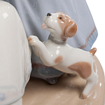 Статуэтка фарфоровая Девочки с собачками Charming Statuette варинант исполнения - 2 | Loft Concept в Орле