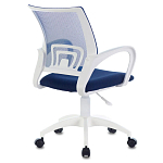 Офисное кресло с основанием из белого пластика Desk chairs Blue варинант исполнения - 2 | Loft Concept в Орле