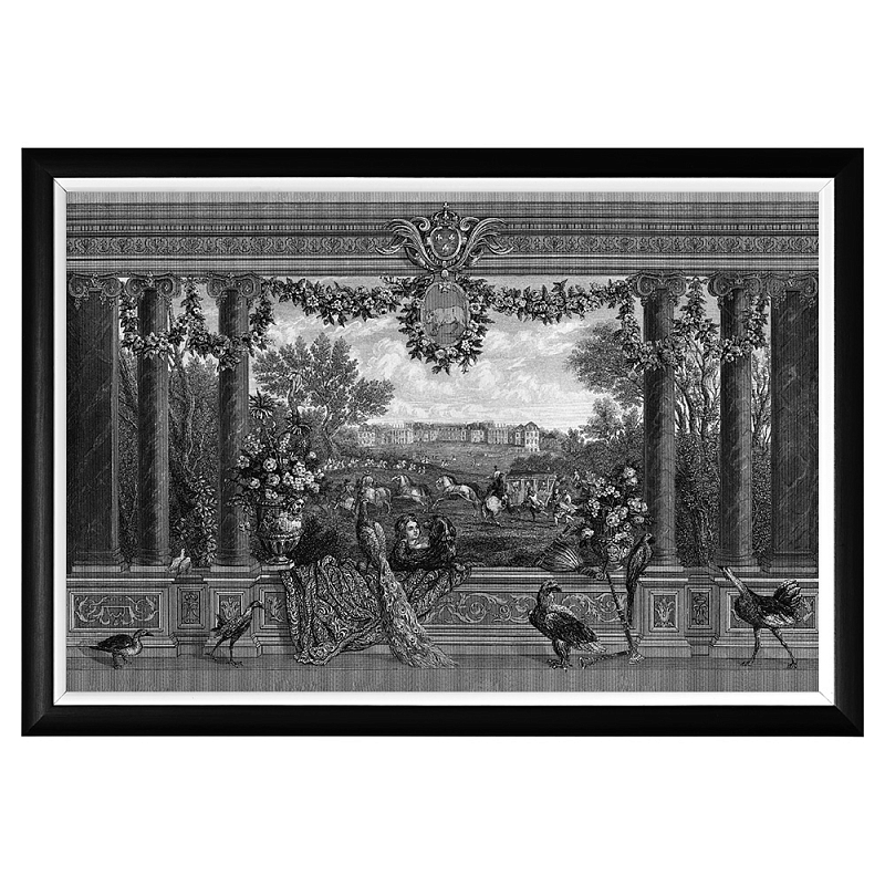 Постер Versailles Poster Черный Белый Постер Versailles Poster Черный Белый в Орле | Loft Concept