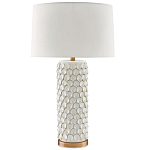 Настольная лампа покрытая лепестками белых цветов Fancy Calla Lily варинант исполнения - 2 | Loft Concept в Орле