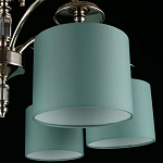 Люстра потолочная Nikoletta с бирюзовым плафоном варинант исполнения - 3 | Loft Concept в Орле