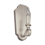 Бра серебрянного цвета с лампой в виде свечи на изогнутой ножке Feiss варинант исполнения - 1 | Loft Concept в Орле