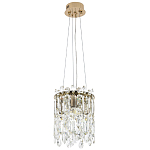 Подвесной светильник с хрустальными подвесками Roul Crystal Round Hanging Lamp варинант исполнения - 2 | Loft Concept в Орле