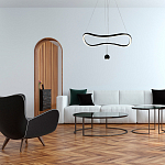 Подвесной светильник волнообразной формы LED 35W 3000K Infinity варинант исполнения - 3 | Loft Concept в Орле