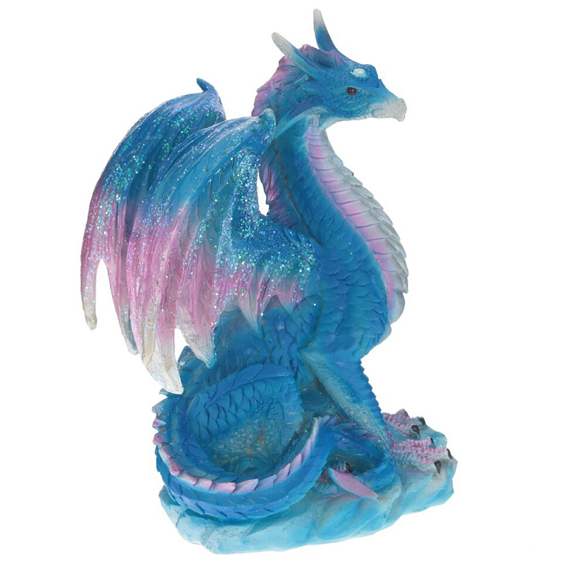 Декоративная статуэтка Дракон Blue Pink Dragon Statuette Синий Розовый в Орле | Loft Concept 