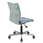 Офисное кресло в серо-голубом велюре Bureaucrats варинант исполнения - 4 | Loft Concept в Орле