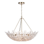 Люстра декорированная цветами из стекла Lightness of Flowers варинант исполнения - 1 | Loft Concept в Орле