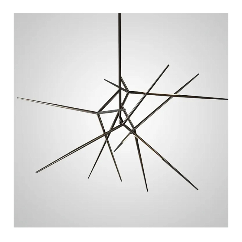 Люстра FLASK Black Глянцевый черный в Орле | Loft Concept 