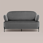 Диван в велюровой обивке серого цвета COLOR BLOCK варинант исполнения - 3 | Loft Concept в Орле