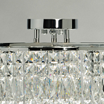 Потолочный светильник круглый с прозрачными подвесками Lunet варинант исполнения - 17 | Loft Concept в Орле