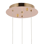Подвесной светильник Metal Acrylic Tube Trio Gold Hanging Lamp варинант исполнения - 3 | Loft Concept в Орле