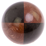 Шар декоративный из натуральных камней Лемезит и Змеевик Черный Natural Stone Spheres варинант исполнения - 3 | Loft Concept в Орле