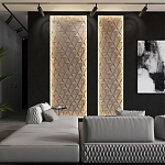 Гипсовая 3D панель с принтографией PM-50 варинант исполнения - 5 | Loft Concept в Орле