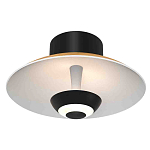 Бра с круглым белым плафоном и черной центральной деталью Natural Harmonie  варинант исполнения - 1 | Loft Concept в Орле