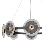 Люстра с плафонами из фактурного двойного стекла Heterochromia варинант исполнения - 6 | Loft Concept в Орле