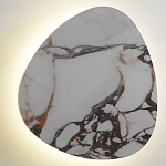 Бра треугольной формы бело-коричневый мрамор Длина 47 см Ginger & Jagger варинант исполнения - 1 | Loft Concept в Орле