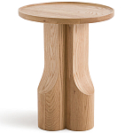 Приставной столик из массива дерева Walnut Triple варинант исполнения - 2 | Loft Concept в Орле