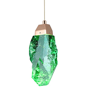 Подвесной светильник Soar Hanging Lamp Brass Green Зелёный