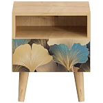 Прикроватная тумба с изображением на ящике Elise Nightstand варинант исполнения - 8 | Loft Concept в Орле