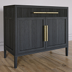 Буфет Primo с двумя ящиками и двумя фасадами Черный дуб варинант исполнения - 3 | Loft Concept в Орле