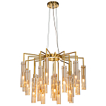 Люстра со стеклянными цилиндрическими плафонами Luminous Cylinders Amber варинант исполнения - 5 | Loft Concept в Орле