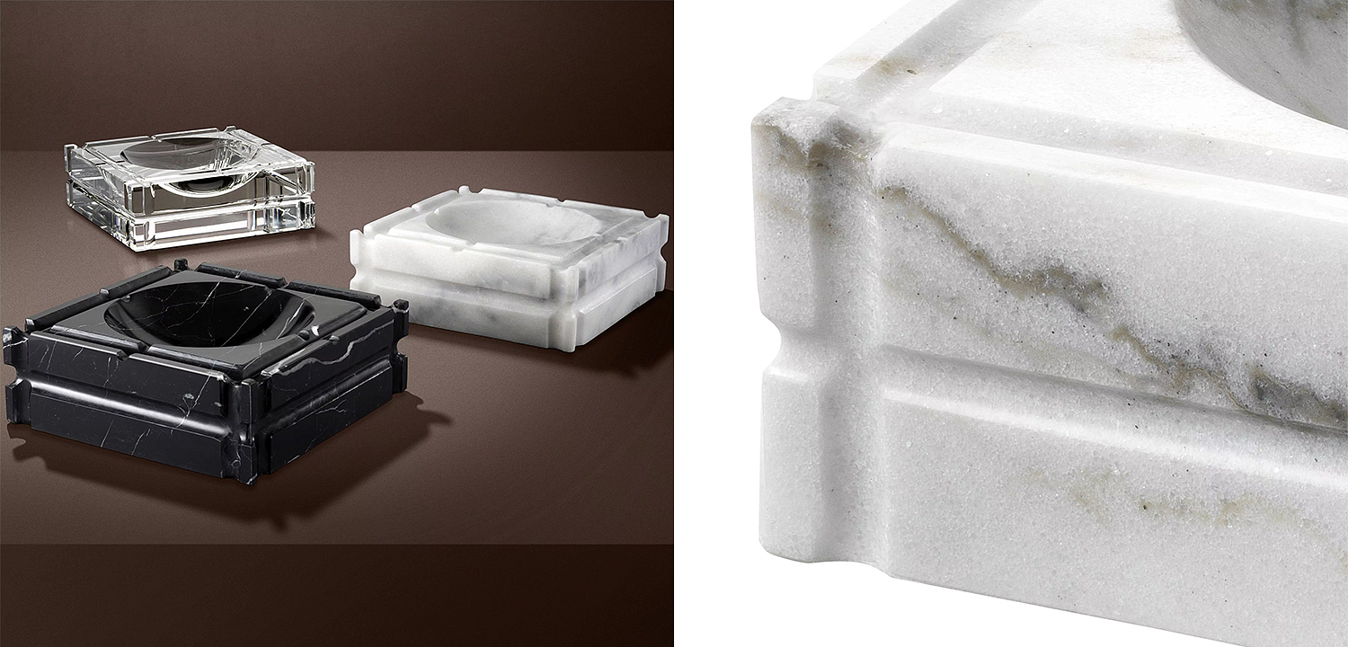 Пепельница Eichholtz Ashtray Nestor White Пепельница Eichholtz Ashtray Nestor White - Loft-Concept в Орле
