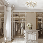 Потолочная люстра круглая ветвистыми бронзовыми элементами и стеклянными рифлеными дисками Textured Glass Chandelier варинант исполнения - 7 | Loft Concept в Орле