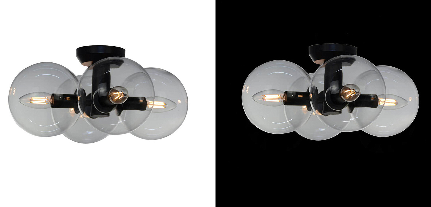 Потолочный светильник Modo 4 Globes Ceiling Lamp 30 Потолочный светильник Modo 4 Globes Ceiling Lamp 30 - Loft-Concept в Орле