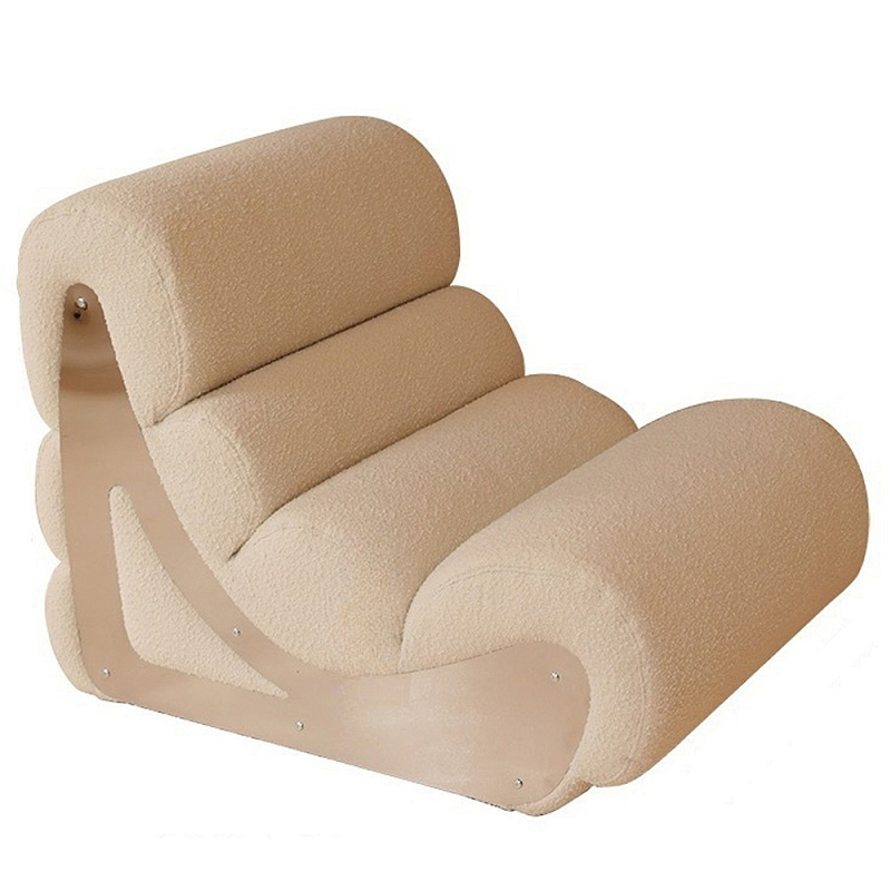 Кресло мягкое без подлкотников White Sheepskin Armchair Белый Кресло мягкое без подлкотников White Sheepskin Armchair Белый в Орле | Loft Concept