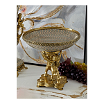 Чаша фарфоровая на двух бронзовых ангелах Eden Garden варинант исполнения - 3 | Loft Concept в Орле