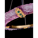 Люстра в форме кольца розовая Warm Pink Light варинант исполнения - 4 | Loft Concept в Орле