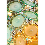 Люстра конусовидная с каскадом из разноцветных круглых подвесов Key Lustar варинант исполнения - 1 | Loft Concept в Орле