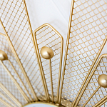 Часы настенные из металла в виде солнца с белым циферблатом Mirror Tower Clock варинант исполнения - 2 | Loft Concept в Орле