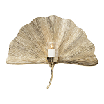 Большой Настенный Подсвечник золотой Лист Пальмы варинант исполнения - 1 | Loft Concept в Орле