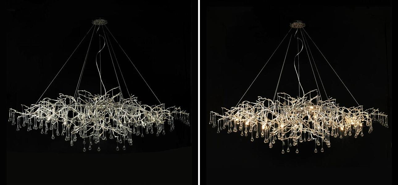 Люстра Crystal Drops bright Silver Люстра Crystal Drops bright Silver - Loft-Concept в Орле