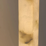 Торшер геометрический с тремя мраморными плафонами Marble Tripod варинант исполнения - 10 | Loft Concept в Орле