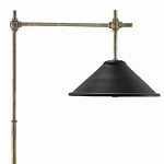 Торшер с черным абажуром в форме конуса Сoncord варинант исполнения - 1 | Loft Concept в Орле